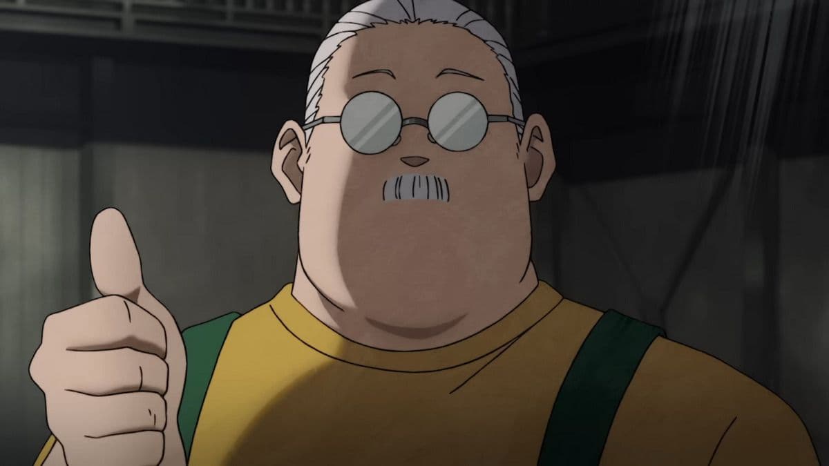 Anime character displaying thumbs up.